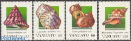Vanuatu 1993 Shells 4v, Mint NH, Nature - Shells & Crustaceans - Mundo Aquatico