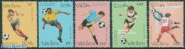 Laos 1993 World Cup Football USA 5v, Mint NH, Sport - Football - Laos