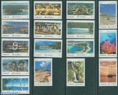 Vanuatu 1993 Definitives, Views 16v, Mint NH, Nature - Transport - Trees & Forests - Water, Dams & Falls - Ships And B.. - Rotary, Lions Club