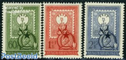 Hungary 1951 80 Years Stamps 3v, Unused (hinged), Stamps On Stamps - Unused Stamps