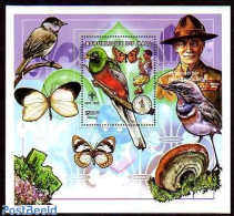 Mali 1998 Scouting S/s, Mint NH, Nature - Sport - Birds - Butterflies - Scouting - Mali (1959-...)