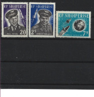 1963 ALBANIE 611-13** Espace, Vostok, Nicolaiev - Albanie