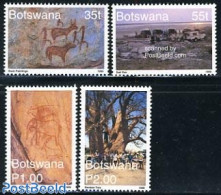 Botswana 1999 Tourism 4v, Mint NH, Nature - Transport - Various - Animals (others & Mixed) - Trees & Forests - Automob.. - Rotary, Lions Club