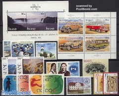 Iceland 1996 Yearset 1996 (19v+1s/s), Mint NH, Various - Yearsets (by Country) - Nuovi