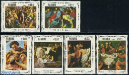 Panama 1968 Religious Paintings 6v, Mint NH, Religion - Religion - Art - Paintings - Rubens - Panamá