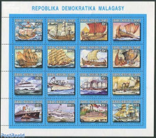 Madagascar 1993 Ships 16v M/s, Mint NH, Transport - Ships And Boats - Barcos