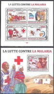 Burundi 2013 Fight Against Malaria 2 S/s, Mint NH, Health - Nature - Health - Red Cross - Insects - Croix-Rouge