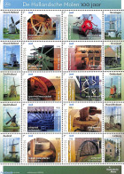 Netherlands - Personal Stamps TNT/PNL 2023 Wind- And Watermills 10v M/s, Mint NH, Various - Mills (Wind & Water) - Moulins