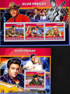 Guinea, Republic 2013 Elvis Presley 2 S/s, Mint NH, Performance Art - Elvis Presley - Music - Elvis Presley
