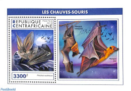Central Africa 2018 Bats S/s, Mint NH, Nature - Bats - Centrafricaine (République)