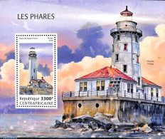 Central Africa 2018 Lighthouses S/s, Mint NH, Various - Lighthouses & Safety At Sea - Fari