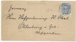 Johannesburg Transvaal, 1896 Nach Oldenburg, Hofgarteninspektor - Autres & Non Classés