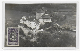 Flieger-Postkarte Schloss Vaduz, 1925, MiNr. 53 - Other & Unclassified