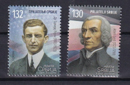 SERBIA 2023,FRIENDS OF SERBIA,PERSONS, ADAM SMITH,EDWARD RYAN,MNH - Serbia