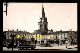 55 - LIGNY-EN-BARROIS - BON A TIRER ORIGINAL DE LA PLACE ET CARTE POSTALE SEMI-MODERNE - Ligny En Barrois