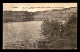 59 - JEUMONT - LE LAC BLEU - CARRIERES DE WATTISSART INONDEES PAR LES ALLEMANDS  - GUERRE 14/18 - Jeumont