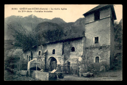 73 - GRESY-SUR-ISERE - LA VIEILLE EGLISE - FONTAINE ROMAINE - Gresy Sur Isere