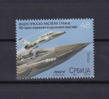 SERBIA 2023,AERONAUTICAL  MUSEUM,INDUSTRIAL HERITRAGE,PLANE,MNH - Serbie