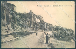 Terni Orvieto Bastioni Alterocca 1630 PIEGHINA ANGOLO Cartolina JK4731 - Terni