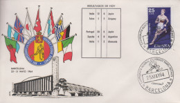 Enveloppe    ESPAGNE   Championnat  Du   Monde   De   HOCKEY  SUR  GAZON    1964 - Hockey (Veld)