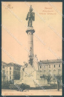 Vercelli Città Monumento Vittorio Emanuele Cartolina JK3861 - Vercelli