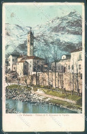 Vercelli Varallo Valsesia Chiesa S. Giacomo PIEGA ANGOLO Cartolina JK2046 - Vercelli