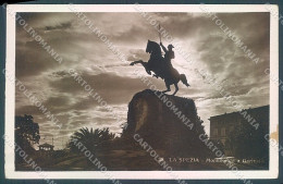 La Spezia Città Monumento Garibaldi Foto Cartolina JK2624 - La Spezia