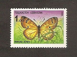 UZBEKISTAN 1992●Fauna Butterfly●Mi2 MNH - Uzbekistán