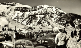 CPSM Sancy Sous La Neige, Sports D'hiver - Parc à Voitures Et Départ Piste G - Autres & Non Classés