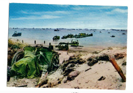 Débarquement En Normandie.L'arrivée Des Troupes Alliées,vue Des Côtes Normandes. - War 1939-45