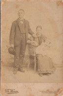 Seiter Family With Baby Atelier Haas Bad Daruvar Croatia - Alte (vor 1900)