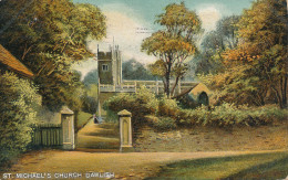 PC45680 St. Michaels Church Dawlish. Langsdorff. No 686. 1914 - Monde