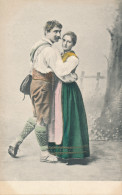 PC46867 Old Postcard. A Man And Woman In National Costumes. B. Hopkins - Welt