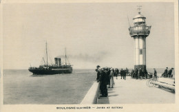 PC47227 Boulogne Sur Mer. Jetee Et Bateau - Welt