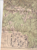 WACHAU - Tolle Alte KARTE - Bundesamt Eich- Und Vermessungswesen Landesaufnahme In WIEN Topographische Karte 1:50000 - Other & Unclassified