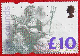 £10 TEN POUNDS HIGH VALUE DEFINITIVE (Mi 1445) 1993 POSTFRIS MNH ** ENGLAND GRANDE-BRETAGNE GB GREAT BRITAIN - Unused Stamps