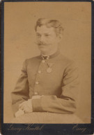 Kuk Officer In Uniform Atelier Georg Knittel Esseg Osijek Croatia - Alte (vor 1900)