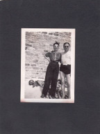 Photo Originale -couple Sur La Plage De CONCARNEAU  - Aout 1939 - Orte