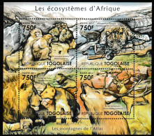 TOGO  2011  MNH  "ECOSISTEMAS DE AFRICA" - Other & Unclassified