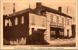 SELECTION -   SAINT GERAND LE PUY  -  Un Coin De La Route N°7 Paris-vichy . Hôtel De La Paix. - Autres & Non Classés