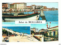 BELLARIA:   SALUTI  DA.... -  3  VEDUTE  -  PER  LA  SVIZZERA  -  FG - Forlì