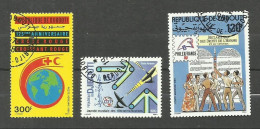 Djibouti POSTE AERIENNE N°241, 246, 247 Cote 4.25€ - Djibouti (1977-...)