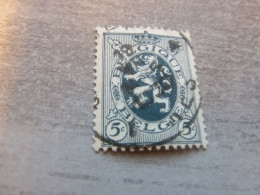 Belgique - Armoirie - Lion - 5c. - Bleu  - Oblitéré - Année 1930 - - Usados