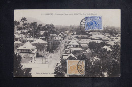 GUYANE  -Affranchissement De Cayenne Sur Carte Postale En 1927  - L 150942 - Briefe U. Dokumente