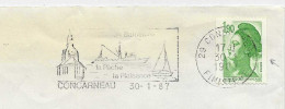 YT 2426 - Roulette Liberté - Secap De Concarneau - Pêche - Enveloppe Entière - Coil Stamps