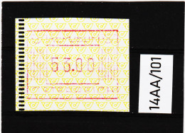 14AA/101  ÖSTERREICH 1983 AUTOMATENMARKEN 1. AUSGABE  53,00 SCHILLING   ** Postfrisch - Automaatzegels [ATM]