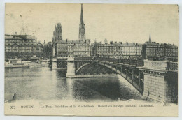 76 - Rouen, Le Pont Boïeldieu Et La Cathédrale (lt8) - Rouen