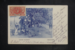 DAHOMEY - Affranchissement De Porto Novo Sur Carte Postale (Samba ) En 1909 Pour Libreville  - L 150948 - Brieven En Documenten