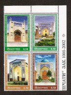 Tajikistan 2002●Architecture Mosques●●Architektur Moscheen /Mi 229-32 MNH - Mosques & Synagogues