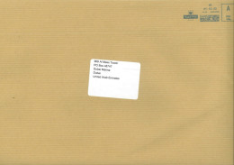 GREAT BRITAIN,  2023 - POSTAL FRANKING MACHINE COVER TO DUBAI. - Storia Postale